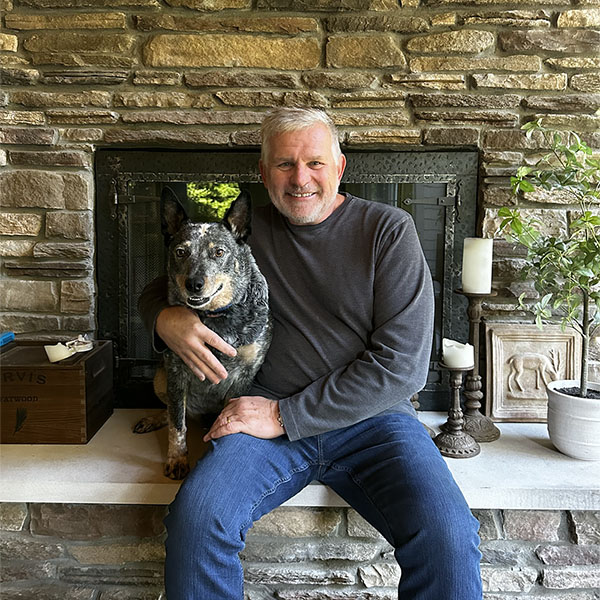 Dan and Blue 